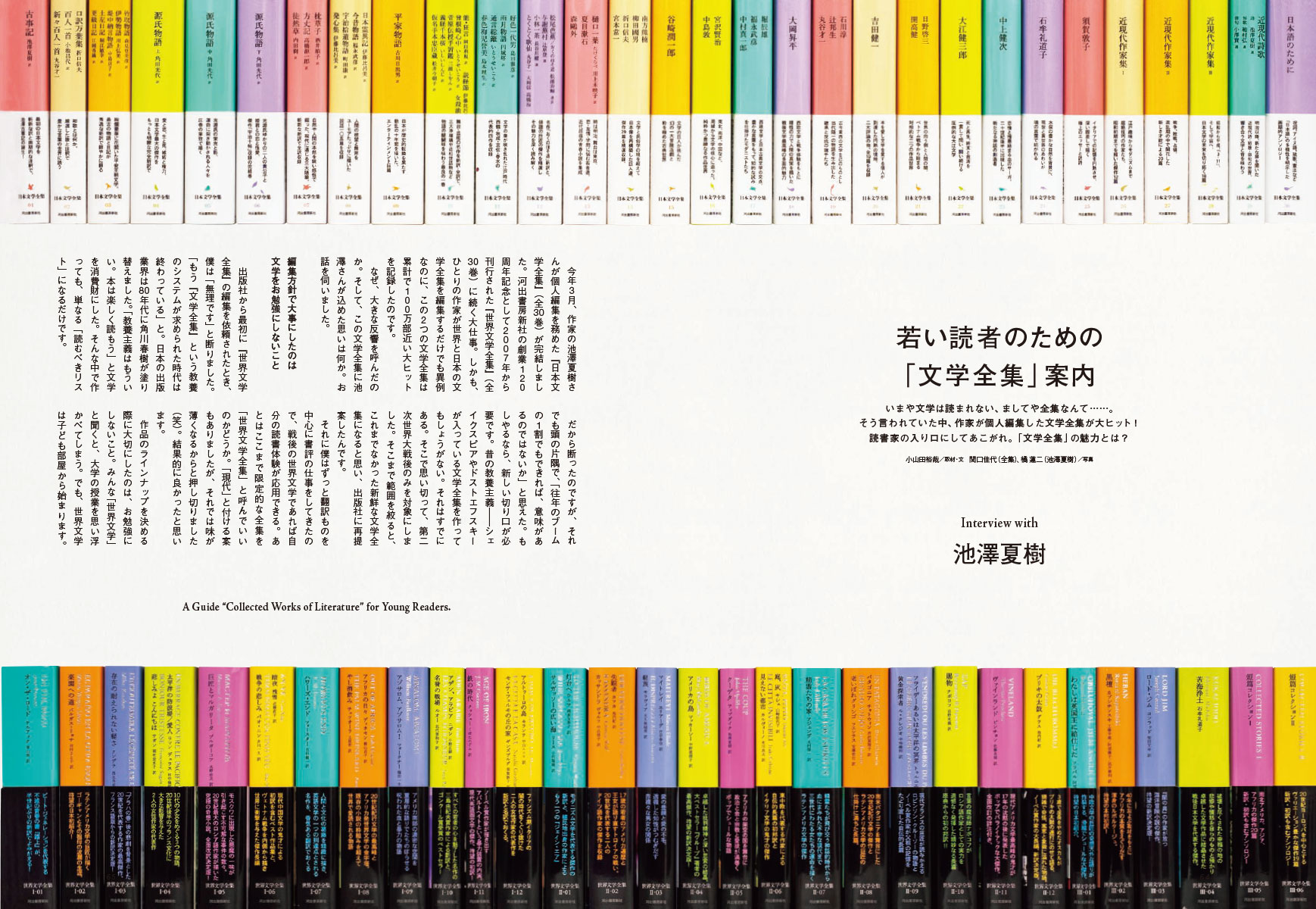 『ケトル VOL.55』サンプル画像／池澤夏樹　若い読者のための「文学全集」案内