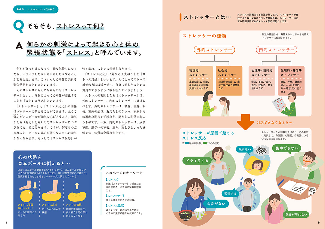 お試し価格！】 図解でわかる14歳からのストレスと心のケア 本