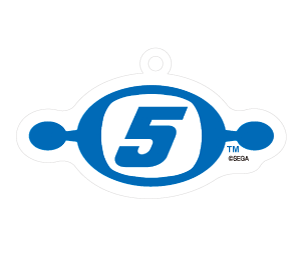 「スペースチャンネル5 VR」アクリルキーホルダー（宇スペースチャンネル5　ロゴ）